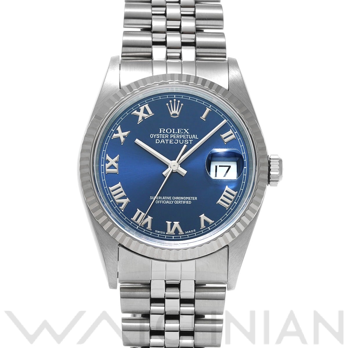 ロレックス デイトジャスト 16234 ブルー メンズ 時計 【中古】【wristwatch】