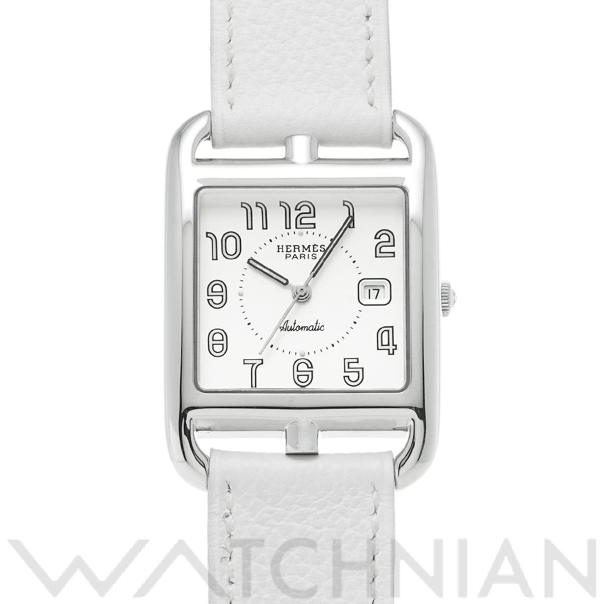 エルメス ケープコッド ドゥブルトゥール CC1.710.220/VBC2 シルバー ユニセックス 時計 【中古】【wristwatch】