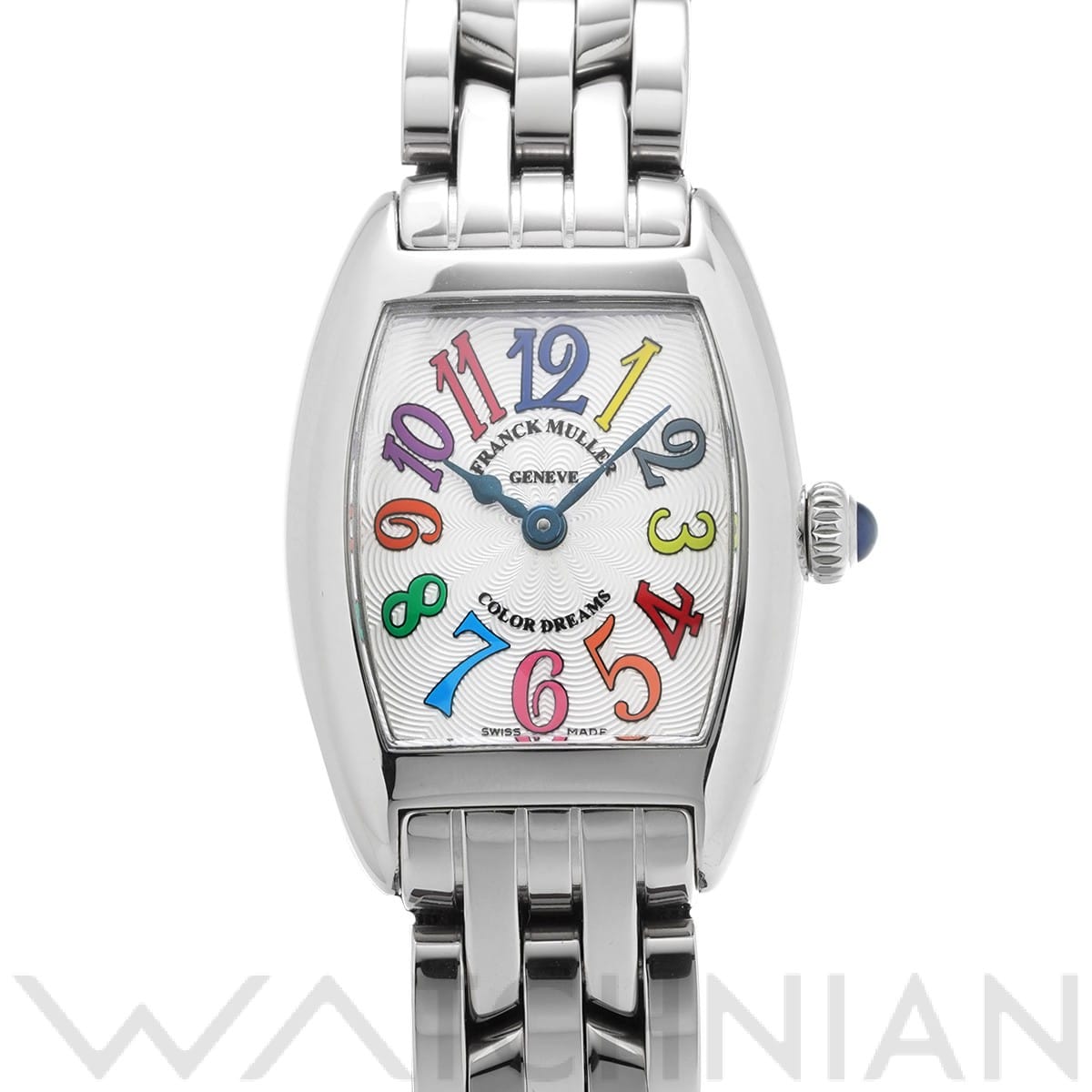 フランクミュラー / FRANCK MULLER トノウカーベックス プティ カラードリーム 2502QZCOLDRM シルバー レディース 時計 【中古】【wristwatch】