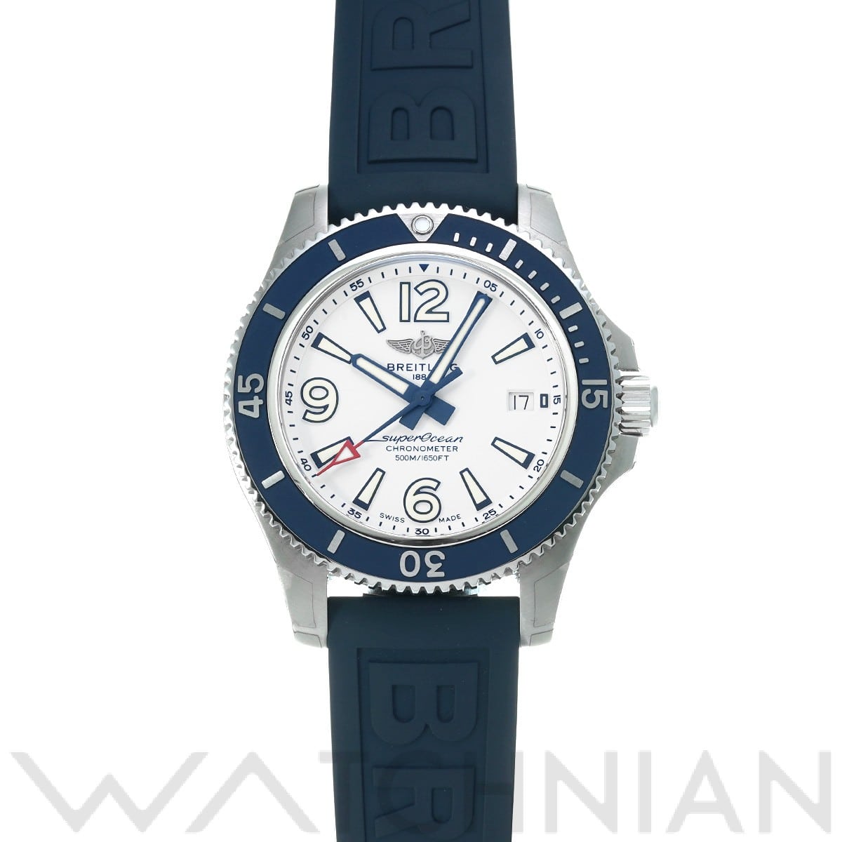 ブライトリング / BREITLING スーパーオーシャン オートマチック 42 A17366D81A1S1 ホワイト メンズ 時計 【中古】【wristwatch】