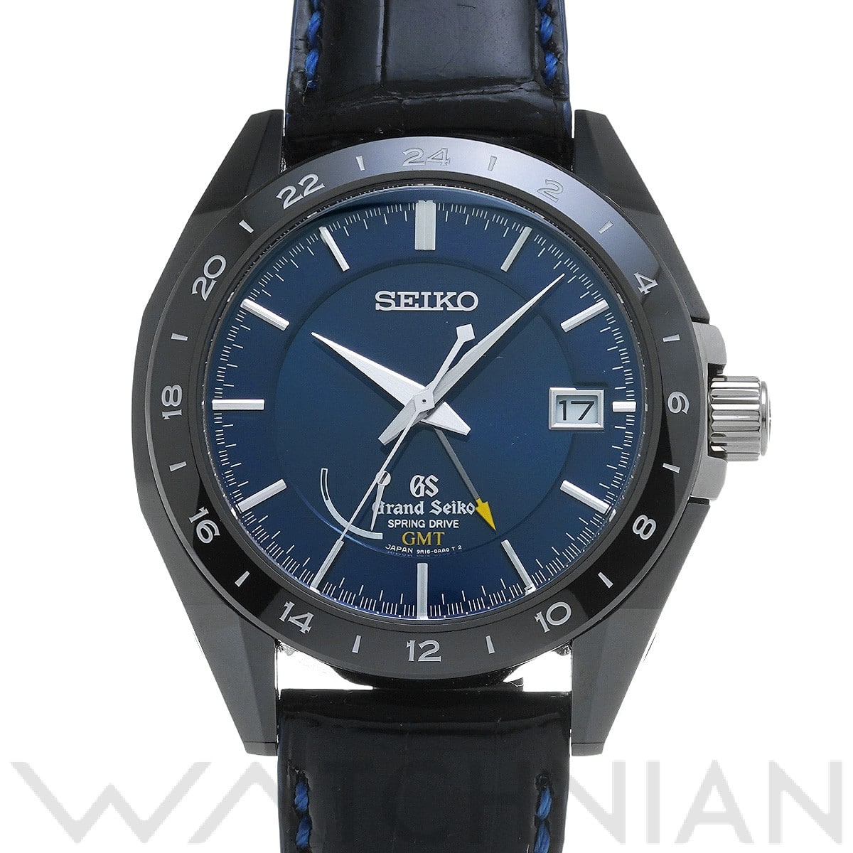 グランドセイコー / Grand Seiko スポーツコレクション スプリングドライブ GMT SBGE039 ブルー メンズ 時計 【中古】【wristwatch】