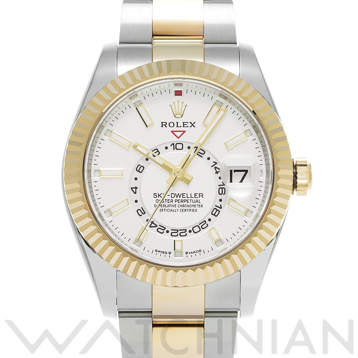 ロレックス スカイドゥエラー 336933 ホワイト メンズ 時計 【中古】【wristwatch】