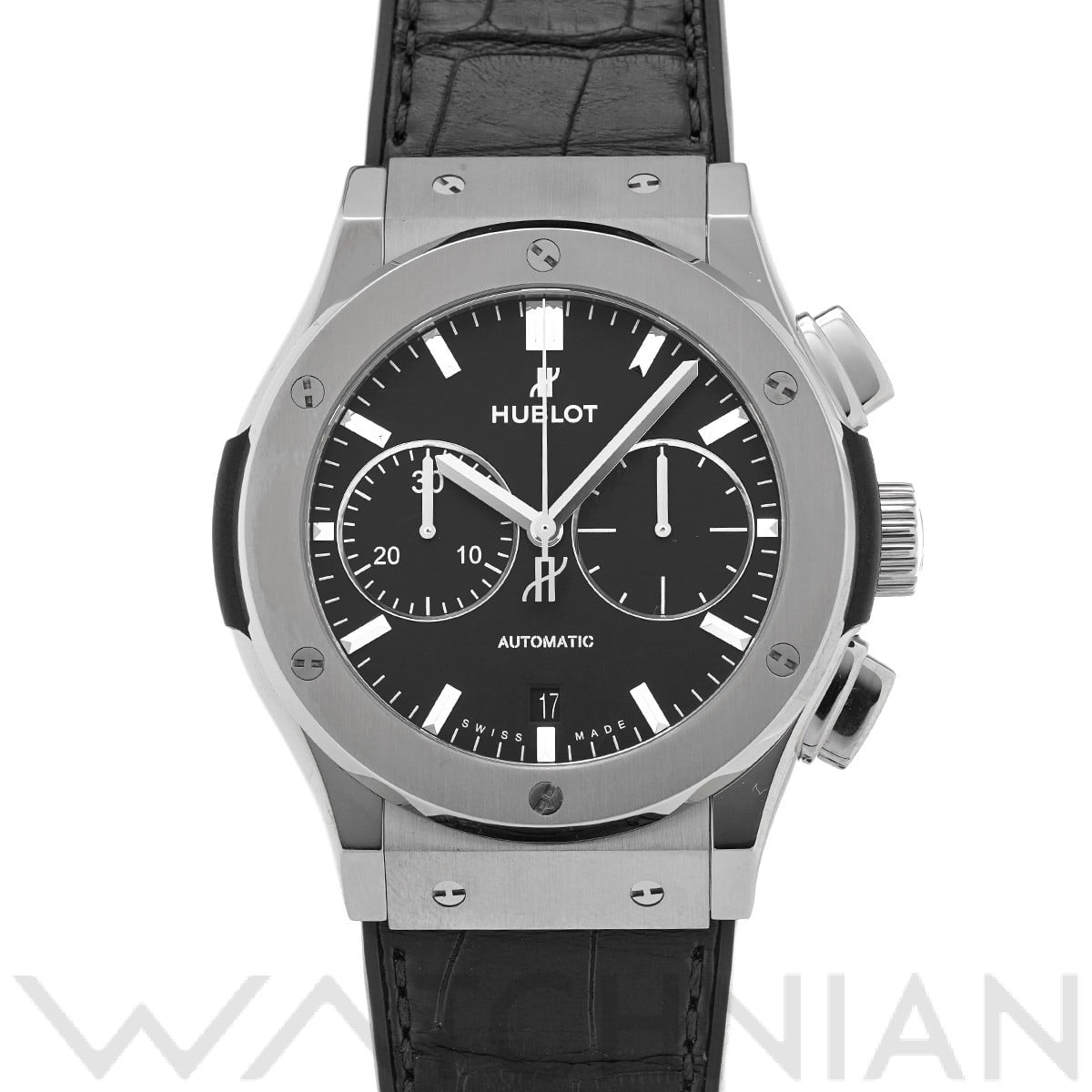 ウブロ / HUBLOT クラシックフュージョン チタニウム クロノグラフ 521.NX.1171.LR マットブラック メンズ 時計 【中古】【wristwatch】