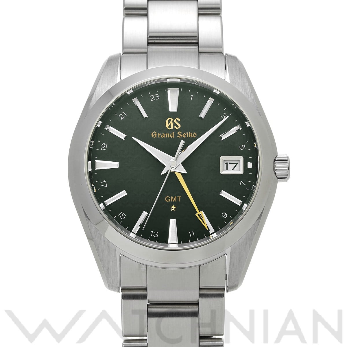 グランドセイコー / Grand Seiko ヘリテージコレクション クォーツ GMT キャリバー9F 25th SBGN007 グリーン メンズ 時計 【中古】【wristwatch】