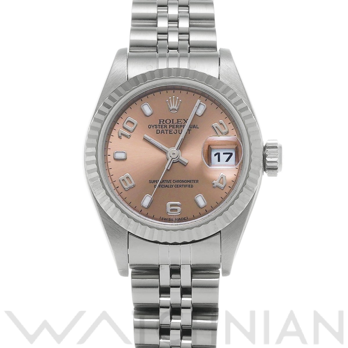 ロレックス デイトジャスト 79174 ピンク レディース 時計 【中古】【wristwatch】