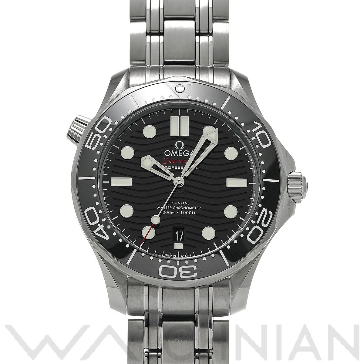オメガ シーマスター ダイバー300 コーアクシャル マスタークロノメーター 210.30.42.20.01.001 ブラック メンズ 時計 【中古】【wristwatch】