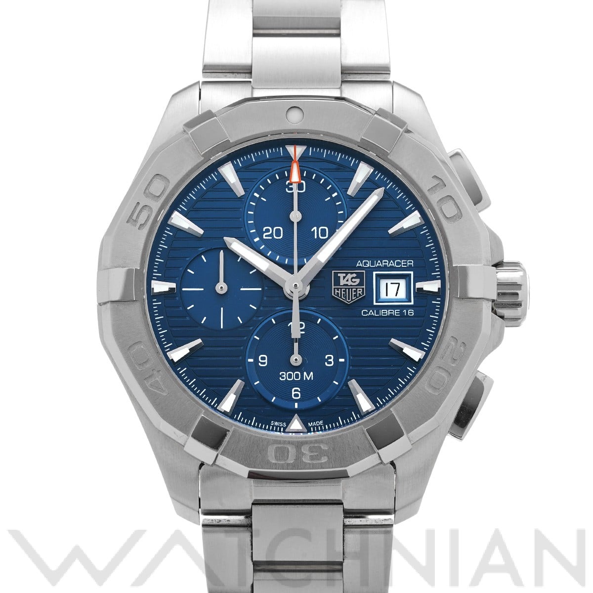 タグ ホイヤー / TAG HEUER アクアレーサー キャリバー16 クロノグラフ CAY2112.BA0927 ブルー メンズ 時計 【中古】【wristwatch】