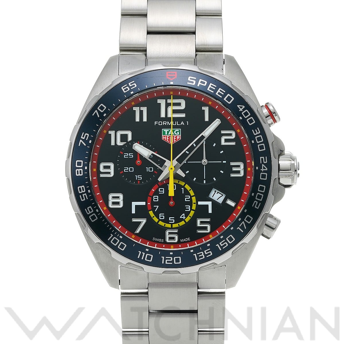 タグ ホイヤー / TAG HEUER フォーミュラ1 クォーツ クロノグラフ レッドブルレーシング CAZ101AL.BA0842 ブルー メンズ 時計 【中古】【wristwatch】