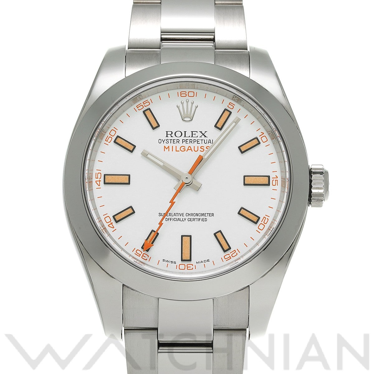 ロレックス / ROLEX ミルガウス 116400 ホワイト メンズ 時計 【中古】【wristwatch】