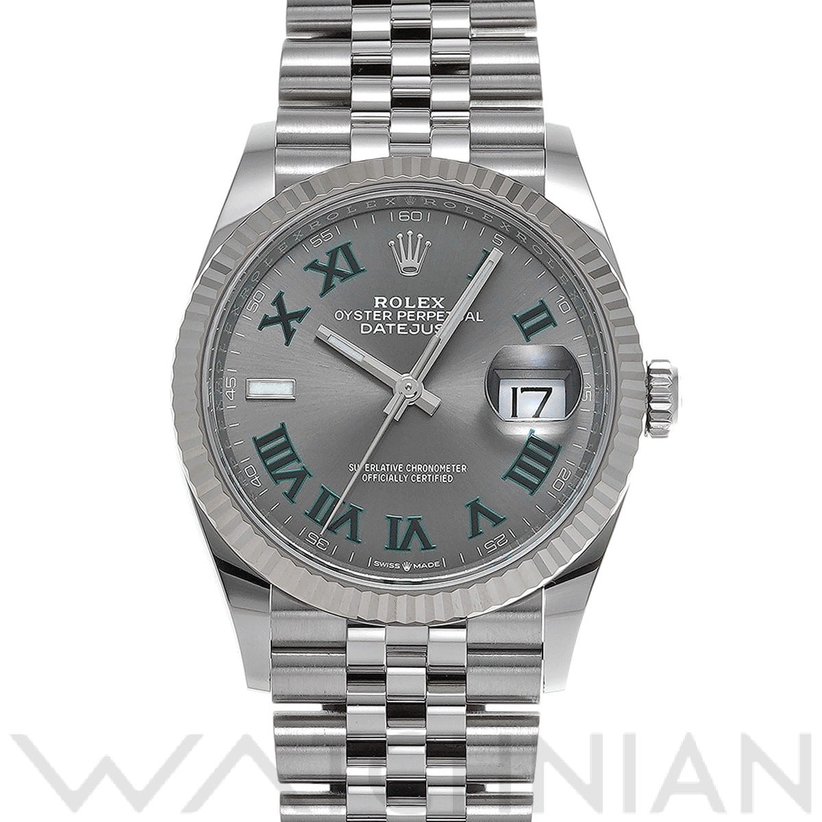 ロレックス デイトジャスト 36 126234 スレート メンズ 時計 【中古】【wristwatch】