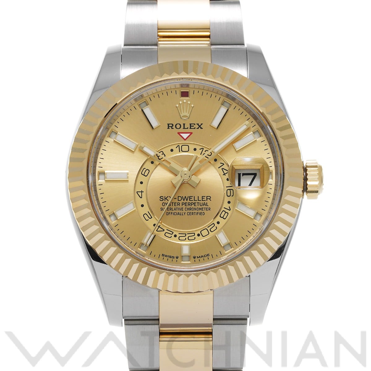 ロレックス スカイドゥエラー 336933 シャンパン メンズ 時計 【中古】【wristwatch】