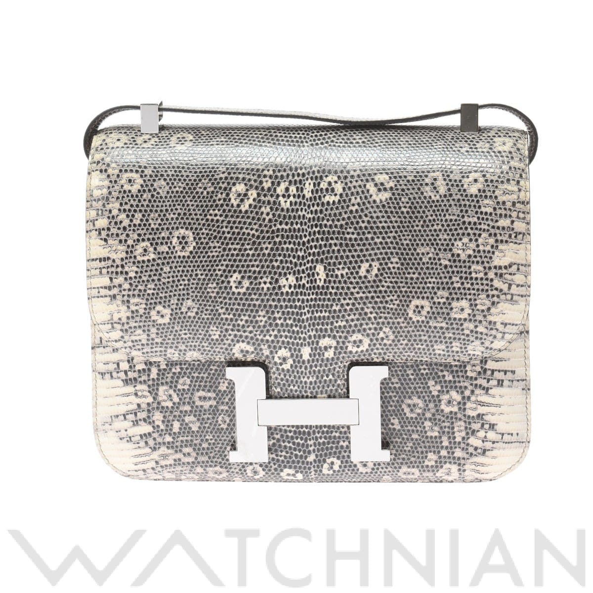 エルメス / HERMES コンスタンス 24 オンブレ/パラジウム金具 リザード レディース バッグ 【中古】【bag】