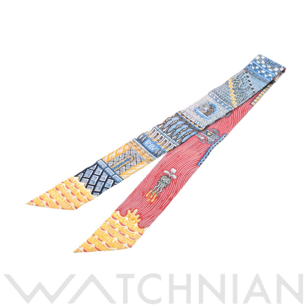 エルメス / HERMES ツイリー SUPER SILK QUEST マルチカラー シルク100％ レディース 【新品】【other】