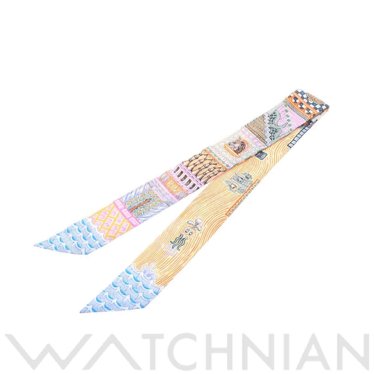 エルメス / HERMES ツイリー SUPER SILK QUEST マルチカラー シルク100％ レディース 【新品】【other】