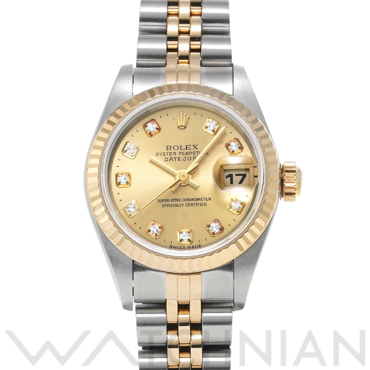 ロレックス / ROLEX デイトジャスト 69173G シャンパン/ダイヤモンド レディース 時計 【中古】【wristwatch】