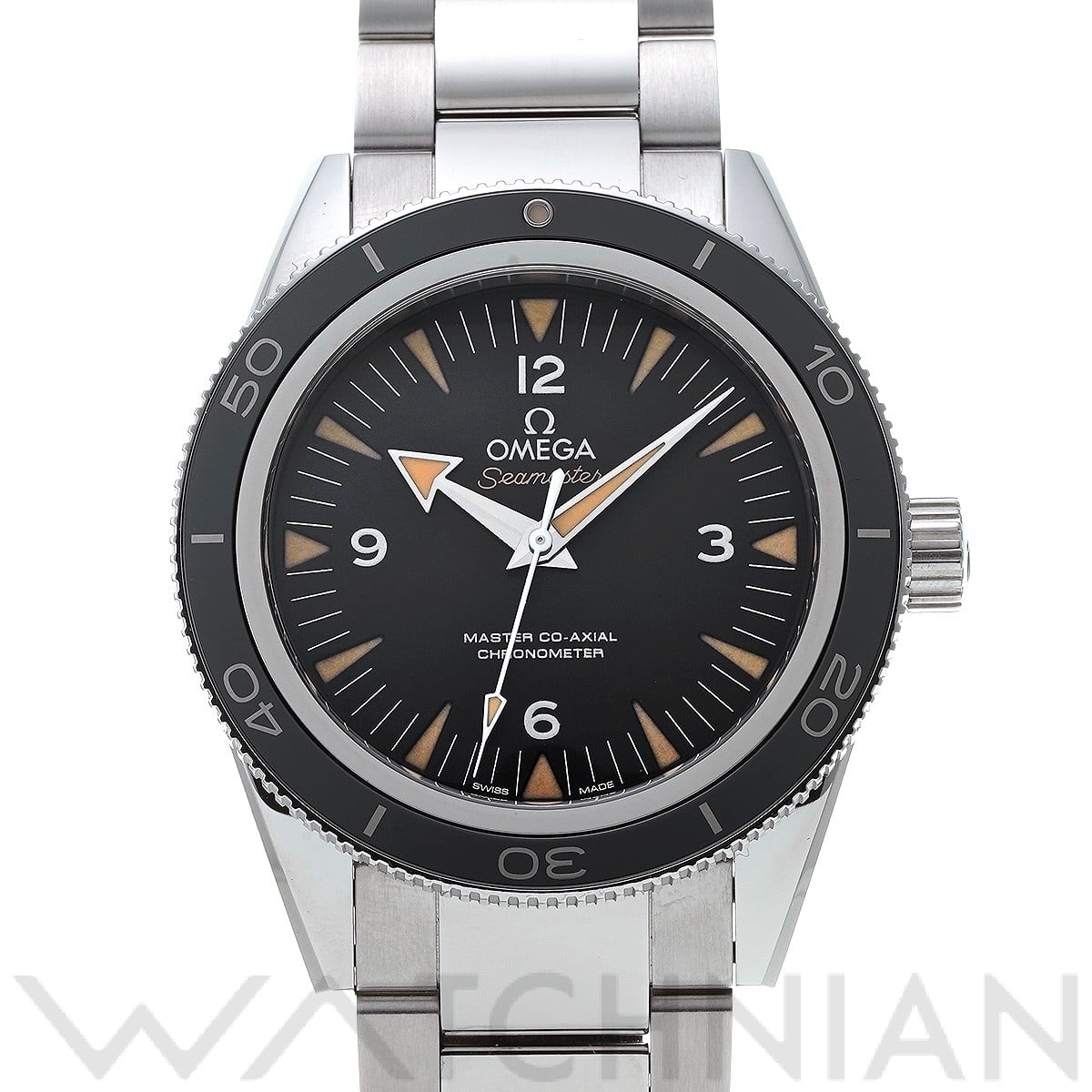 オメガ シーマスター 300 マスターコーアクシャル 233.30.41.21.01.001 ブラック メンズ 時計 【中古】【wristwatch】