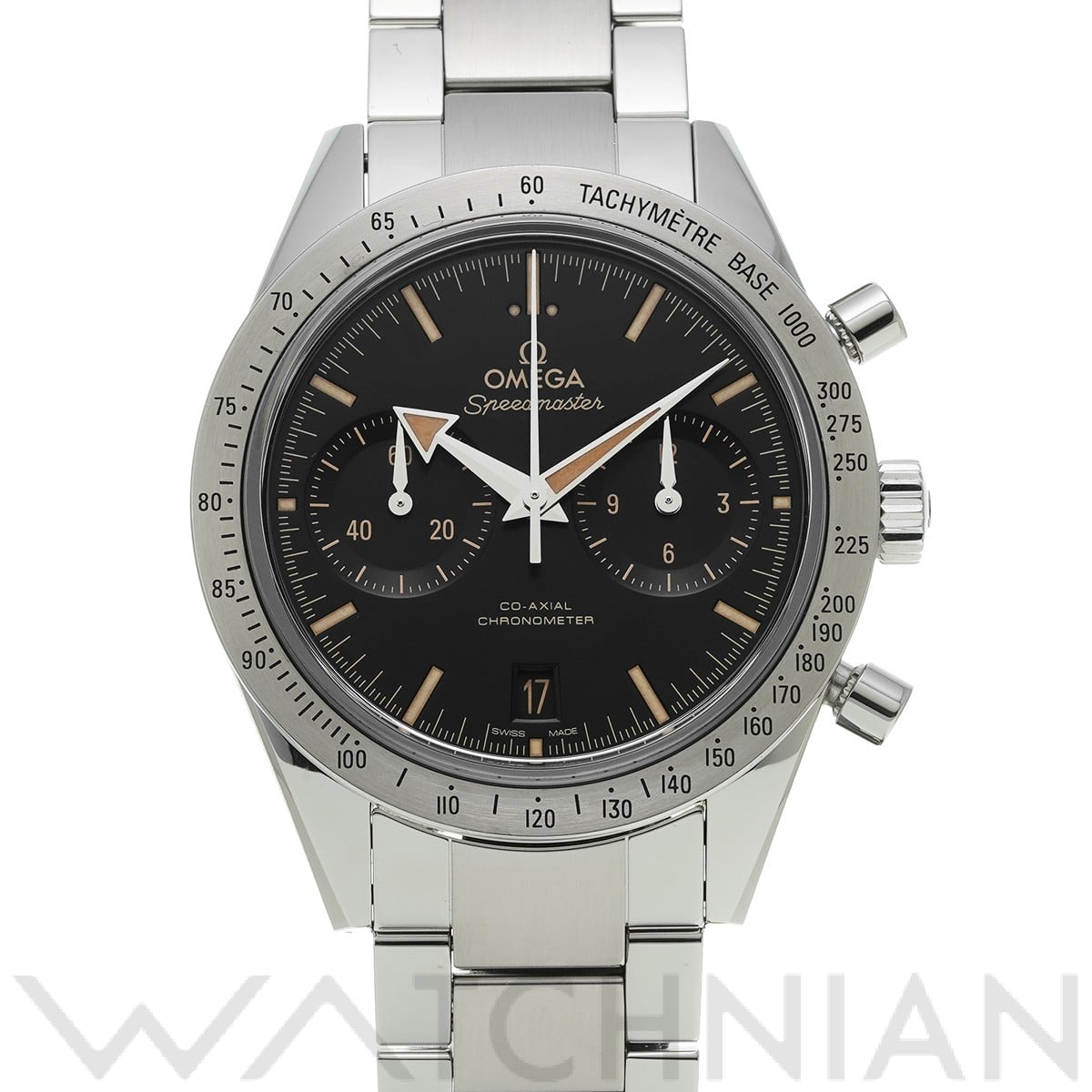 オメガ スピードマスター '57 コーアクシャル 331.10.42.51.01.002 ブラック メンズ 時計 【中古】【wristwatch】