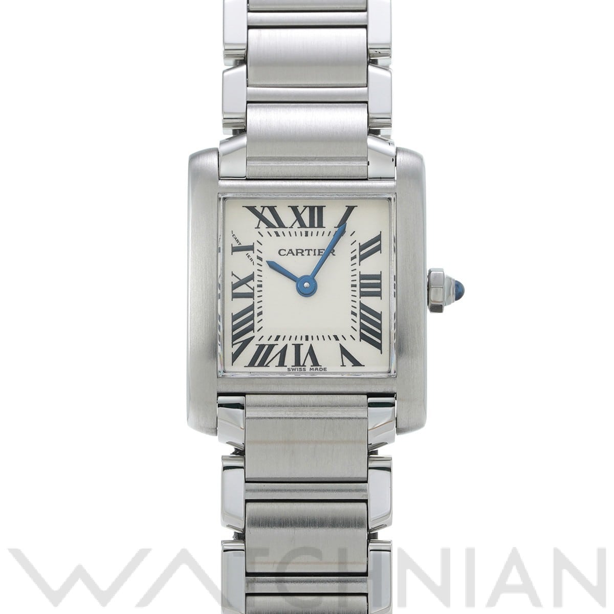 カルティエ / CARTIER タンク フランセーズ SM W51008Q3 シルバー レディース 時計 【中古】【wristwatch】