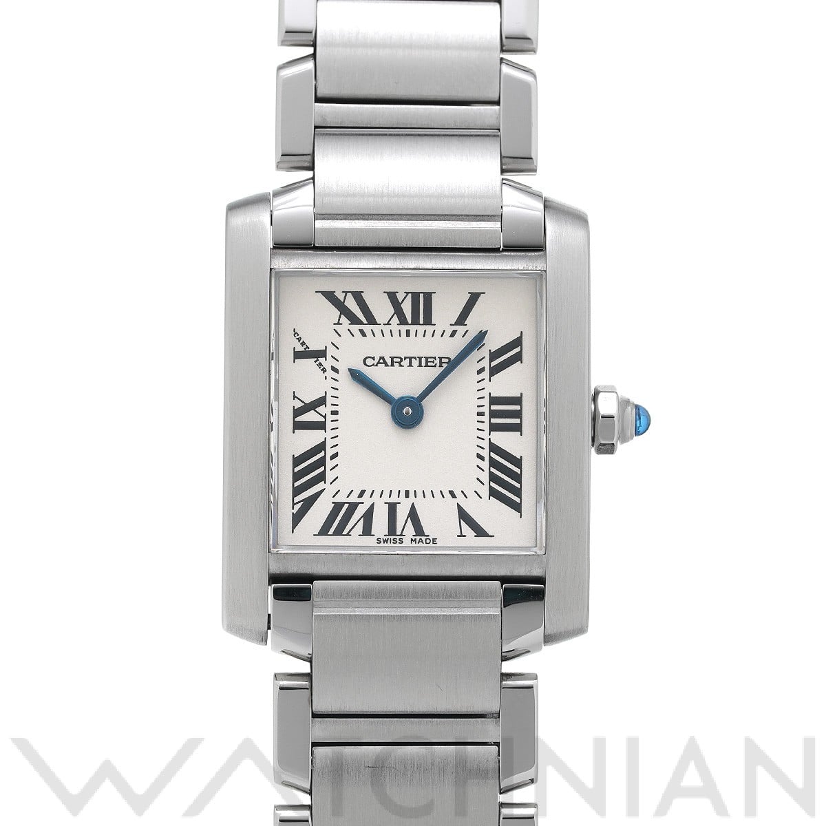 カルティエ / CARTIER タンク フランセーズ SM W51008Q3 シルバー レディース 時計 【中古】【wristwatch】