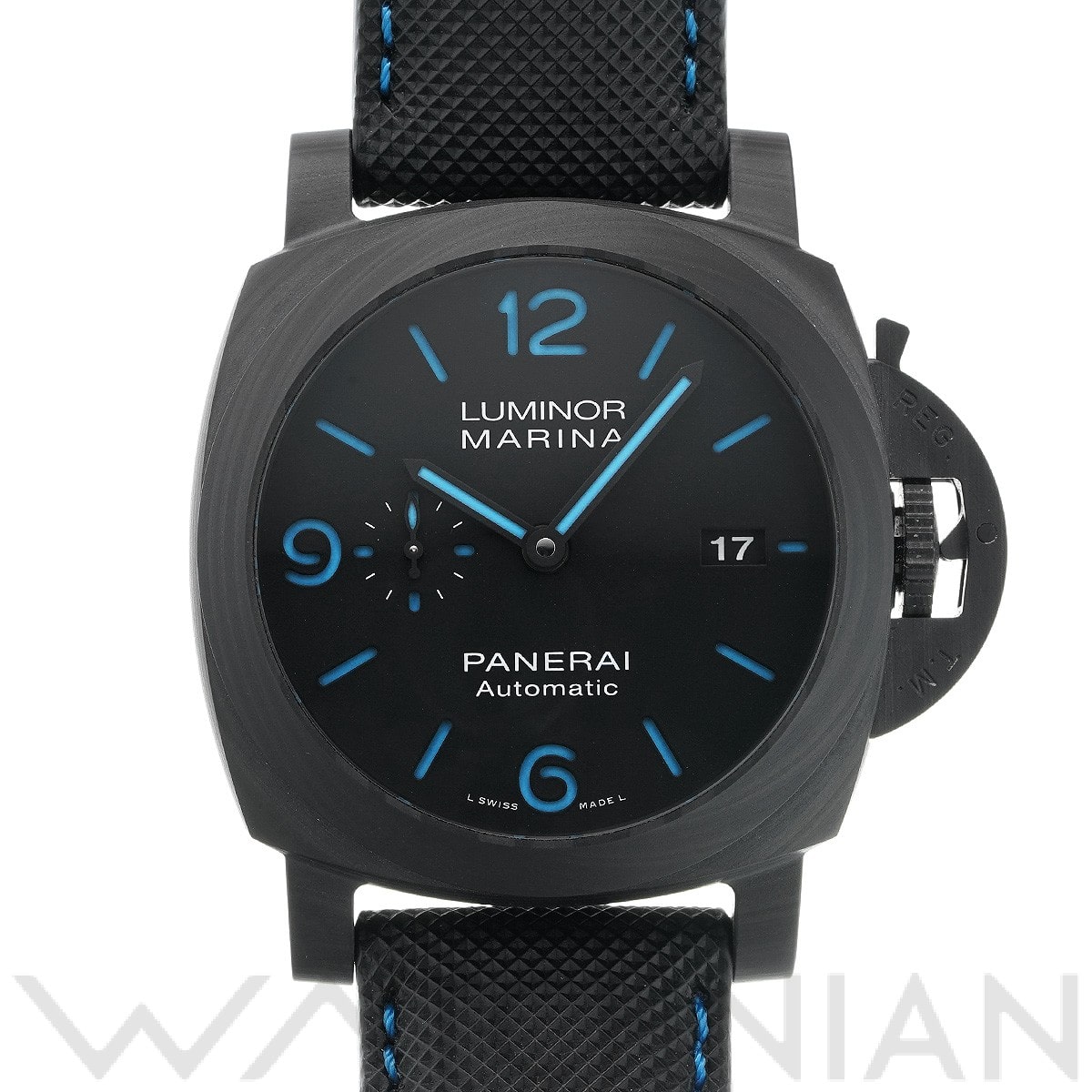 パネライ / PANERAI ルミノールマリーナ カーボテック PAM01661 ブラック メンズ 時計 【中古】【wristwatch】