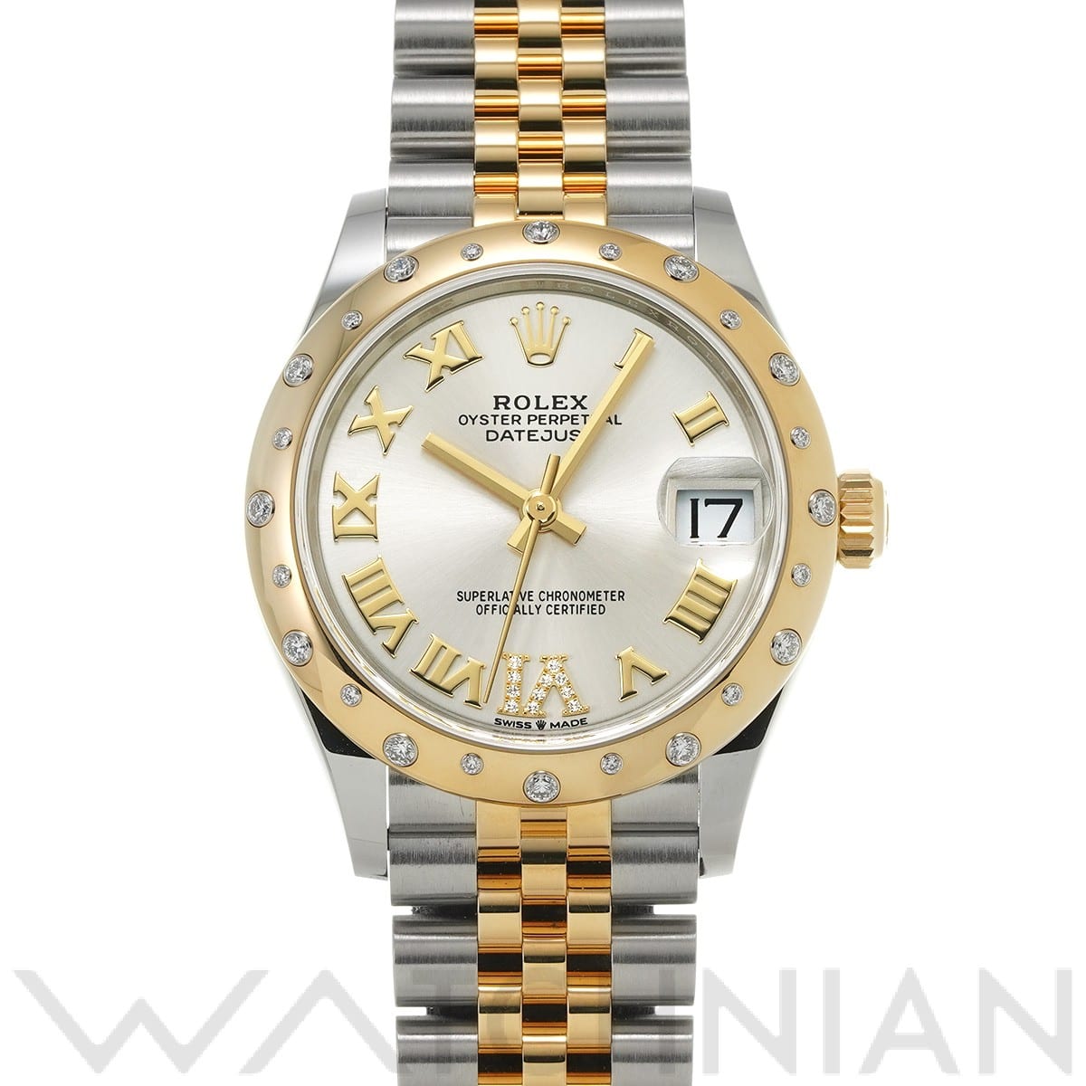 ロレックス デイトジャスト 31 278343RBR シルバー/ダイヤモンド ユニセックス 時計 【中古】【wristwatch】