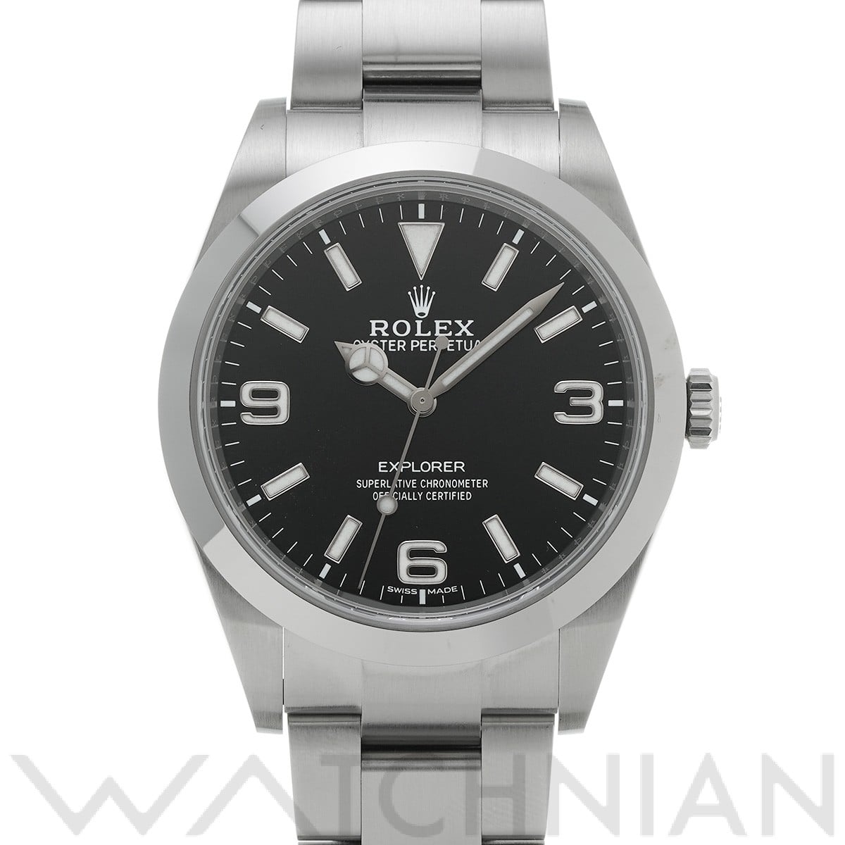 ロレックス エクスプローラー 214270 ブラック メンズ 時計 【中古】【wristwatch】