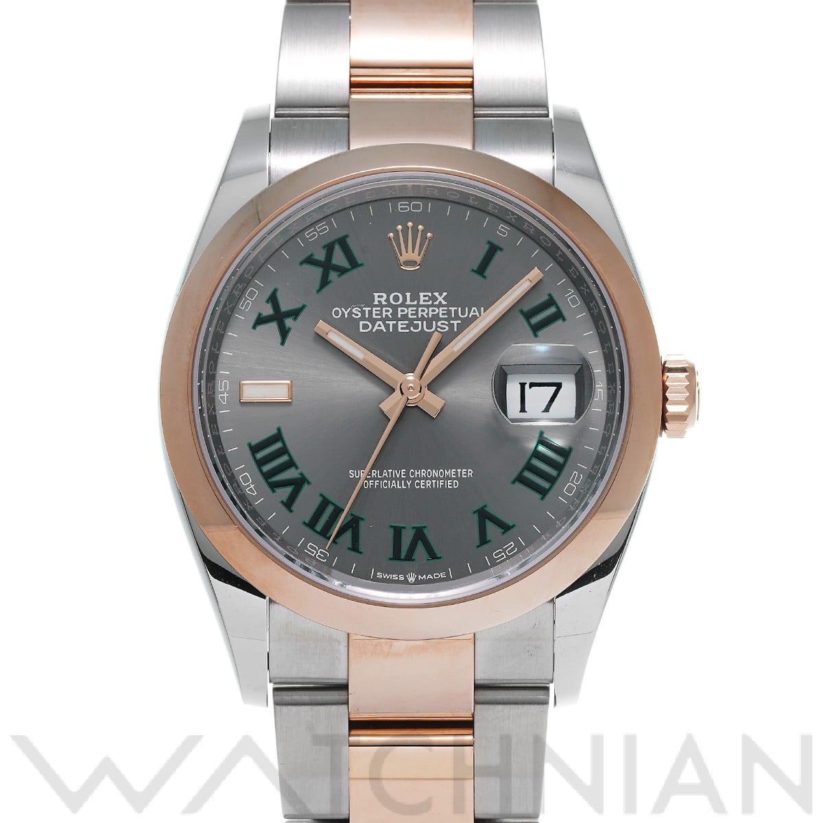 ロレックス デイトジャスト 36 126201 スレート メンズ 時計 【中古】【wristwatch】