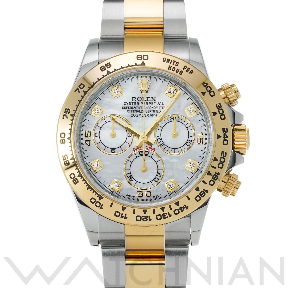 ロレックス コスモグラフ デイトナ 116503NG ホワイトシェル/ダイヤモンド メンズ 時計 【中古】【wristwatch】