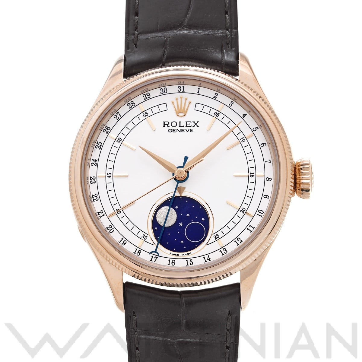 ロレックス チェリーニ ムーンフェイズ 50535 ホワイト メンズ 時計 【中古】【wristwatch】