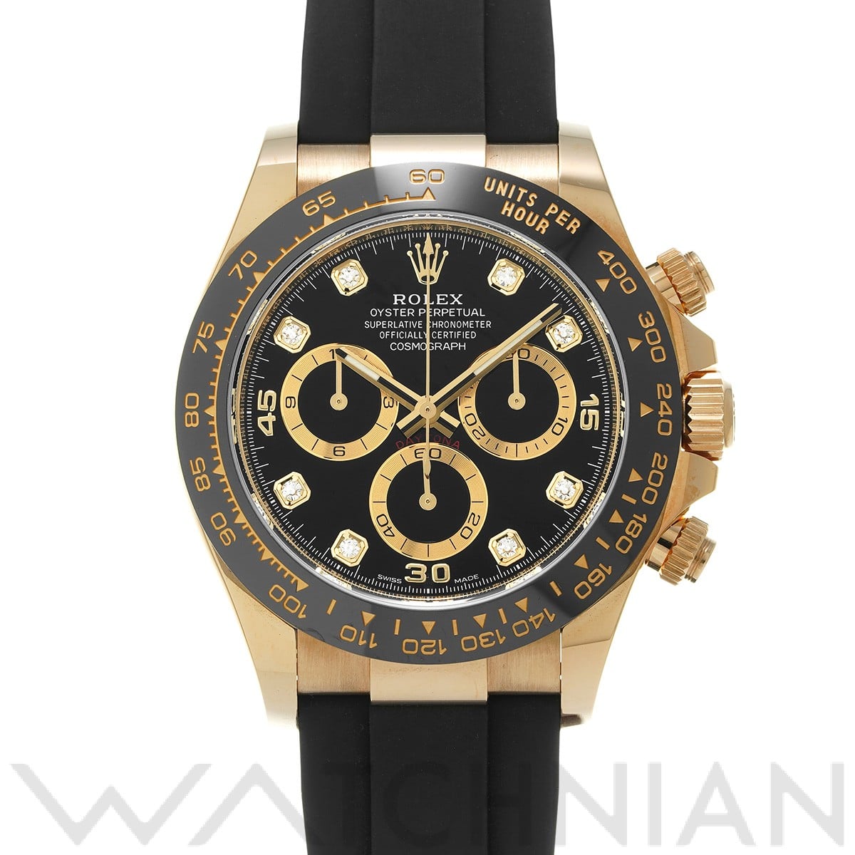 ロレックス コスモグラフ デイトナ 116518LNG ブラック/ダイヤモンド メンズ 時計 【中古】【wristwatch】
