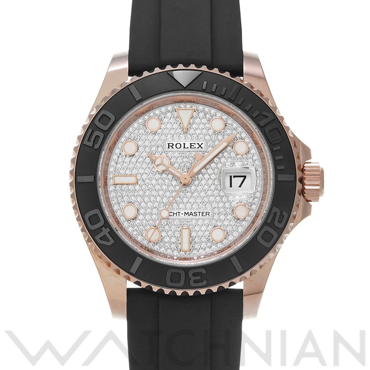 ロレックス ヨットマスター 40 126655 パヴェダイヤモンド メンズ 時計 【中古】【wristwatch】