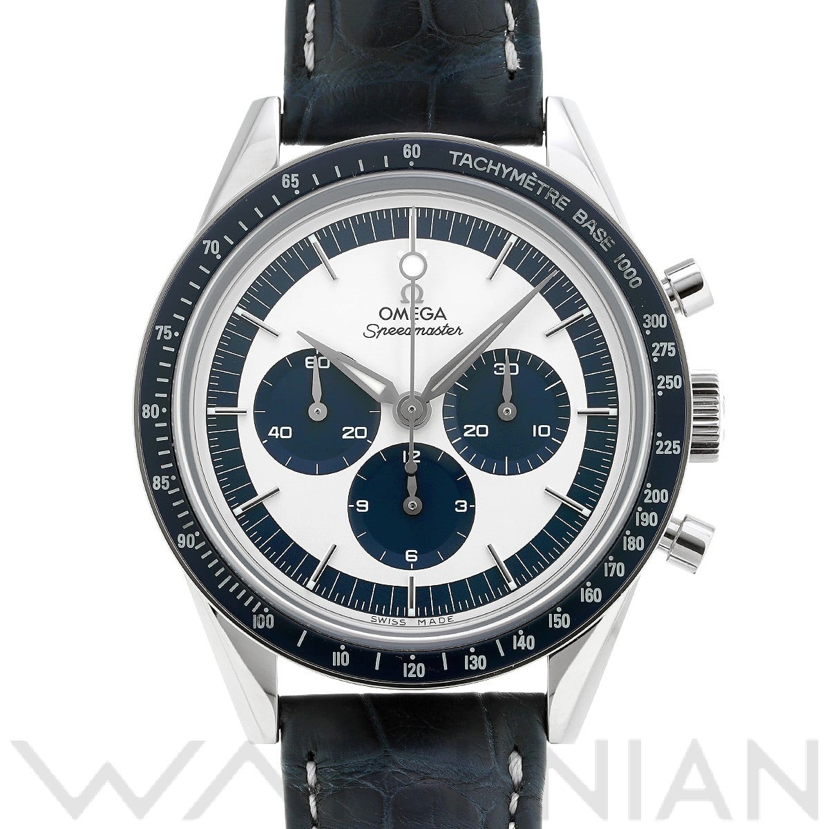 オメガ スピードマスター ムーンウォッチ CK2998 311.33.40.30.02.001 オパーリンシルバー/ブルー メンズ 時計 【中古】【wristwatch】