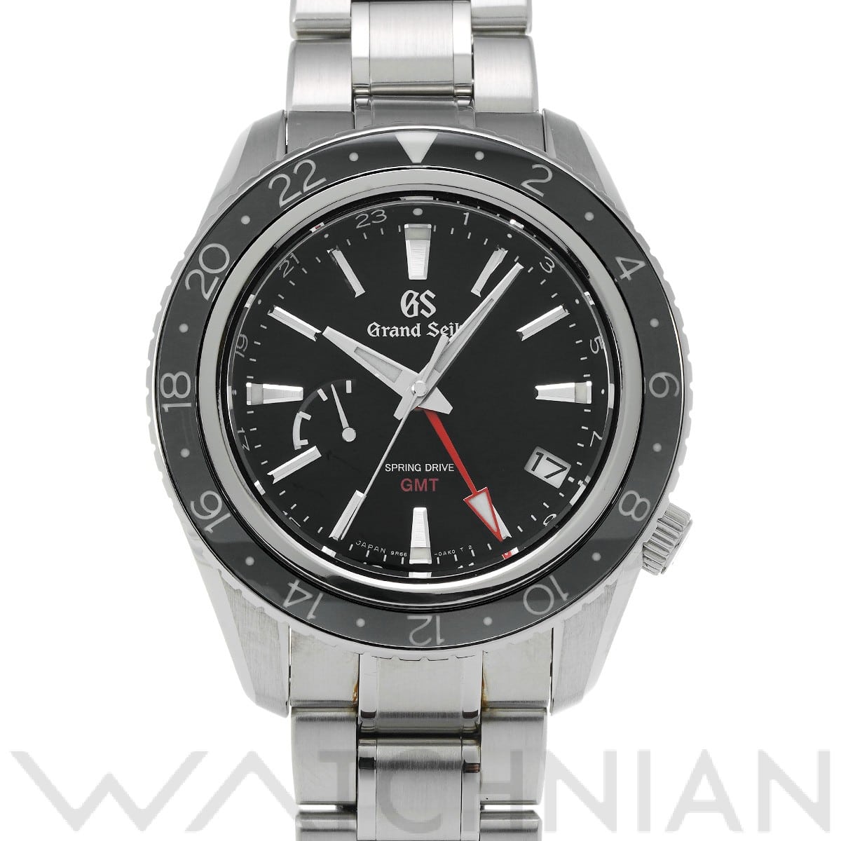 グランドセイコー / Grand Seiko スポーツコレクション スプリングドライブ GMT SBGE201 ブラック メンズ 時計 【中古】【wristwatch】