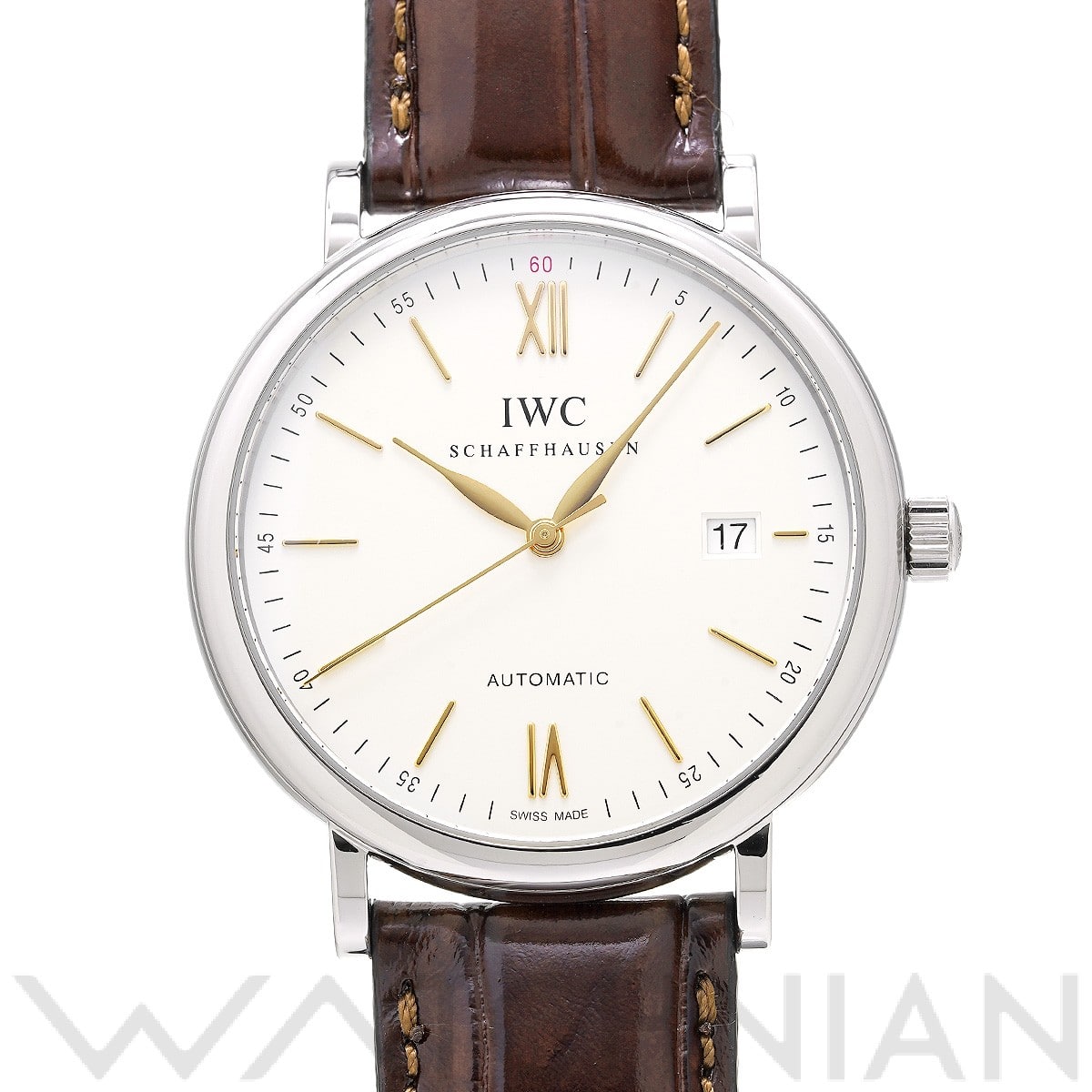 IWC ポートフィノ オートマティック IW356517 シルバー メンズ 時計 【中古】【wristwatch】