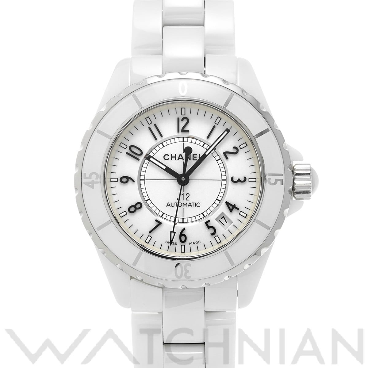 シャネル / CHANEL J12 38MM H0970 ホワイト メンズ 時計 【中古】【wristwatch】