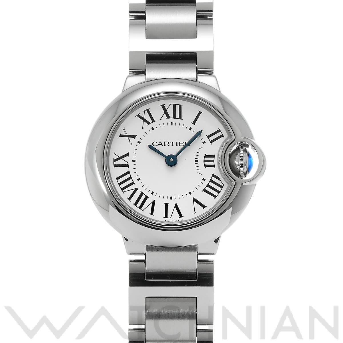 カルティエ / CARTIER バロンブルー ドゥ カルティエ 28mm W69010Z4 シルバー レディース 時計 【中古】【wristwatch】