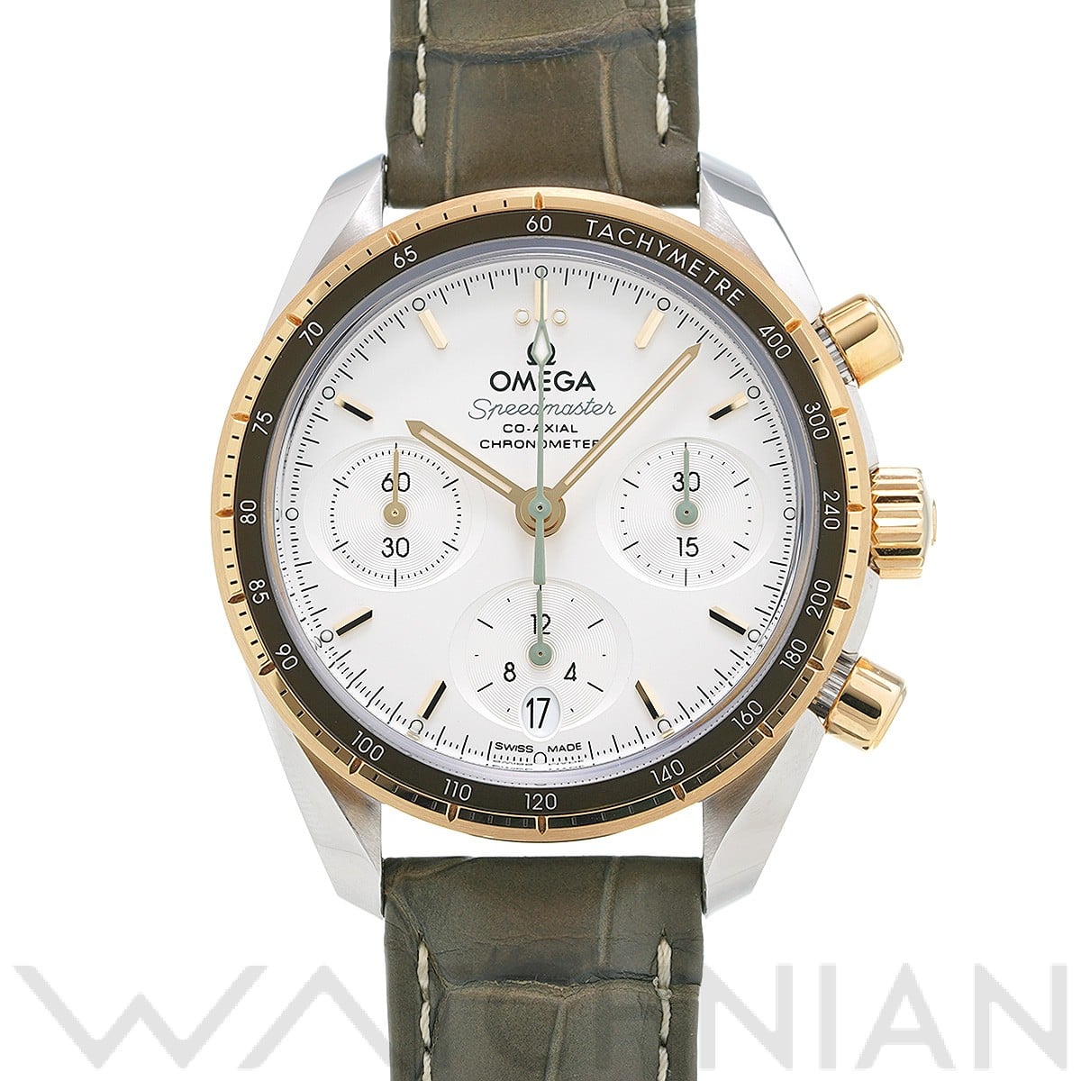 オメガ / OMEGA スピードマスター 38 コーアクシャル 324.23.38.50.02.001 オパーリンシルバー メンズ 時計 【中古】【wristwatch】