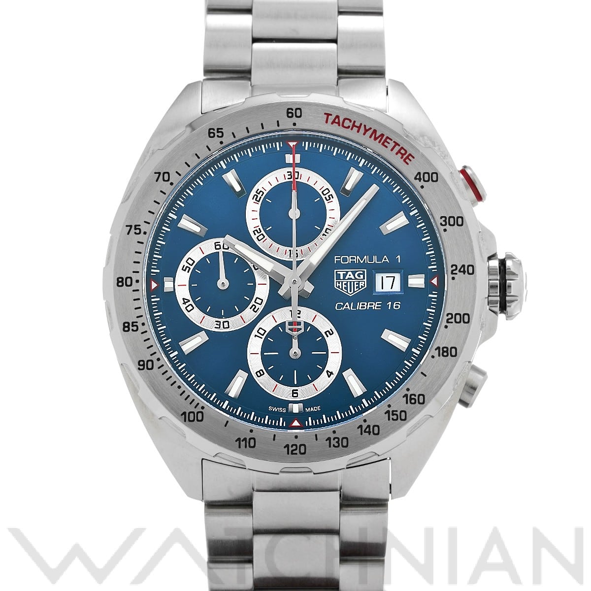 タグ ホイヤー / TAG HEUER フォーミュラ1 キャリバー16 クロノグラフ CAZ2015.BA0876 ブルー メンズ 時計 【中古】【wristwatch】