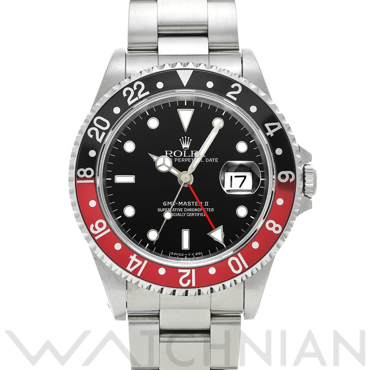 ロレックス GMTマスターII 16710 ブラック メンズ 時計 【中古】【wristwatch】