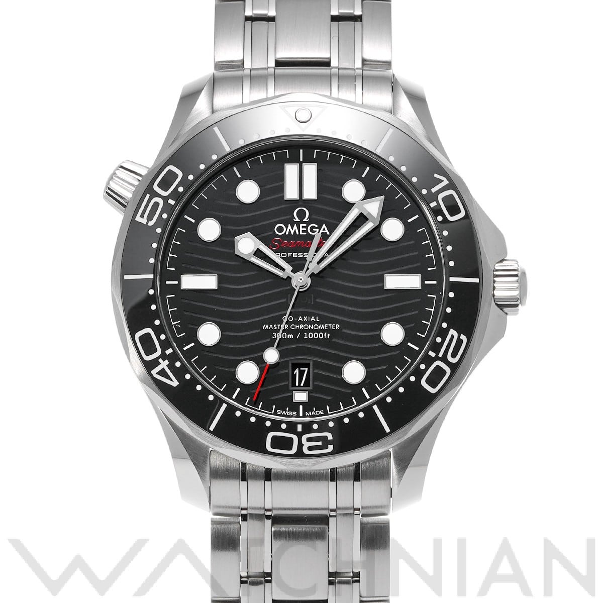 オメガ / OMEGA シーマスター ダイバー300 コーアクシャル マスタークロノメーター 210.30.42.20.01.001 ブラック メンズ 時計 【中古】【wristwatch】