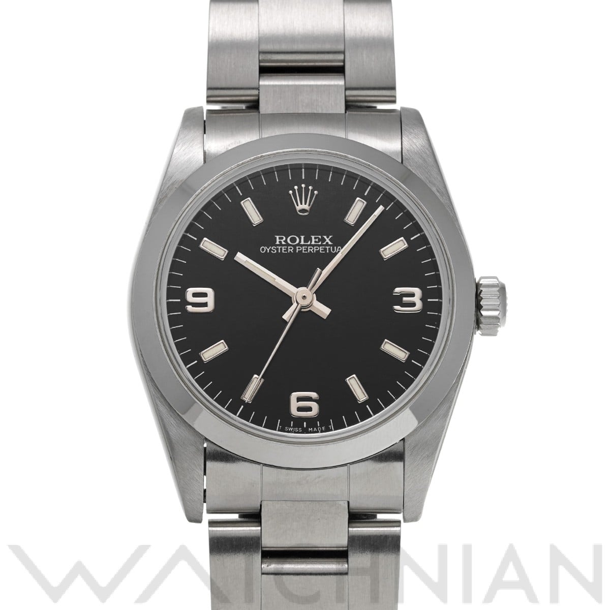 ロレックス オイスターパーペチュアル 67480 ブラック ユニセックス 時計 【中古】【wristwatch】