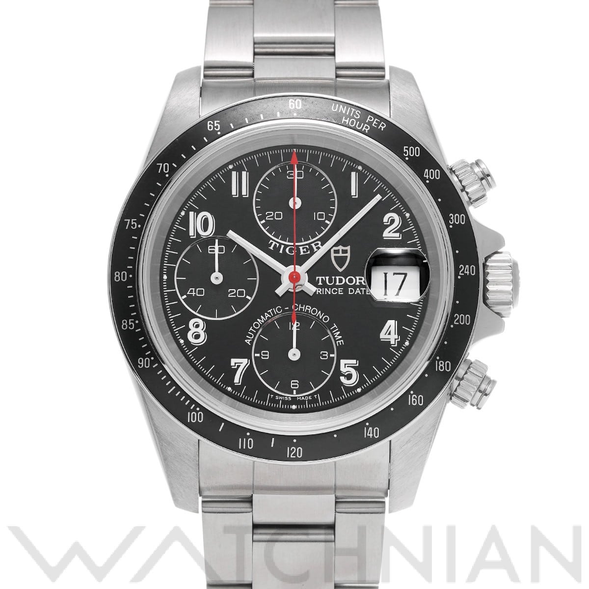 チューダー / チュードル / TUDOR クロノタイム タイガー 79260 ブラック メンズ 時計 【中古】【wristwatch】