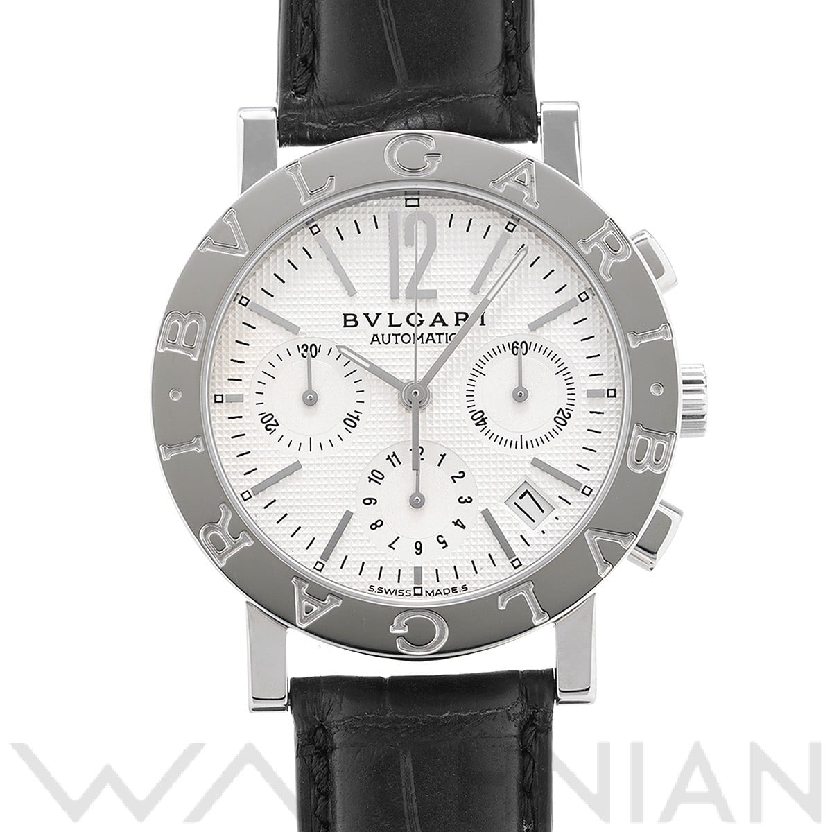 ブルガリ ブルガリブルガリ クロノグラフ BB38WSLDCH シルバー メンズ 時計 【中古】【wristwatch】