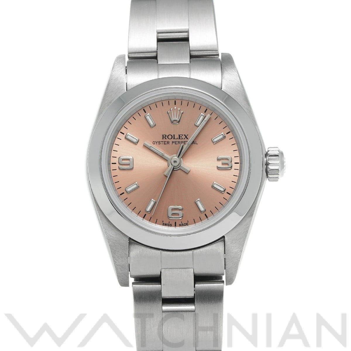 ロレックス / ROLEX オイスターパーペチュアル 76080 ピンク レディース 時計 【中古】【wristwatch】