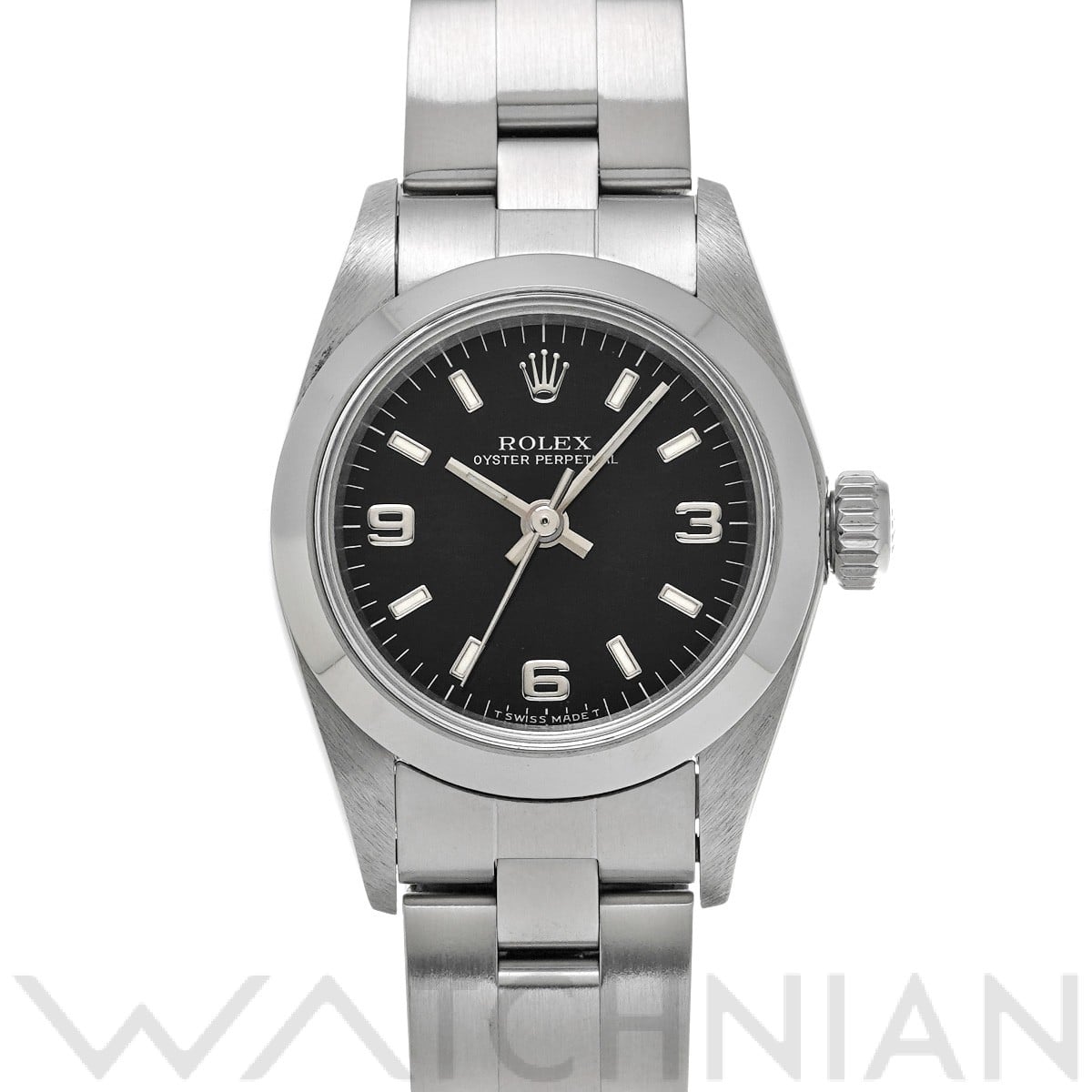 ロレックス / ROLEX オイスターパーペチュアル 67180 ブラック レディース 時計 【中古】【wristwatch】