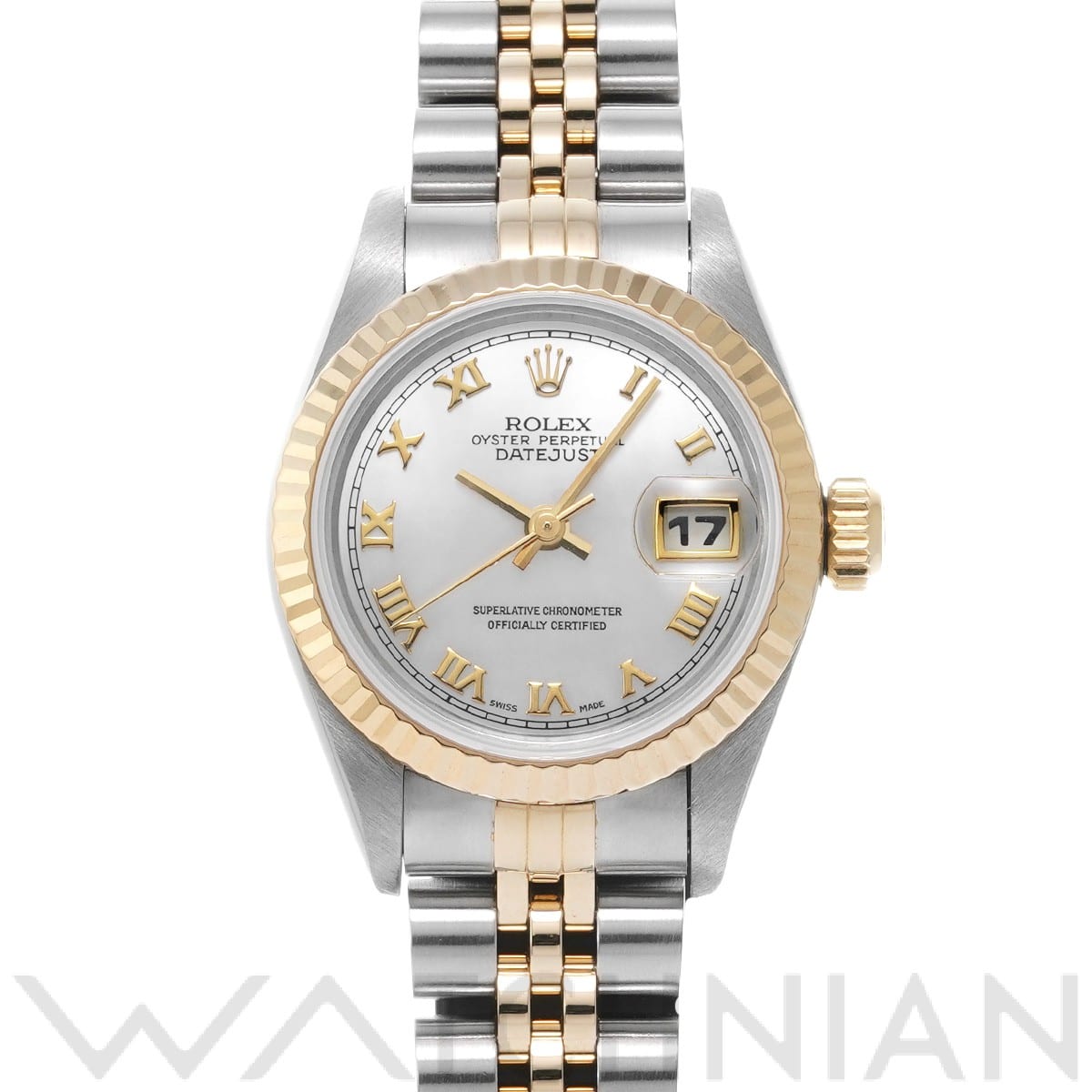 ロレックス / ROLEX デイトジャスト 69173NR ホワイトシェル レディース 時計 【中古】【wristwatch】