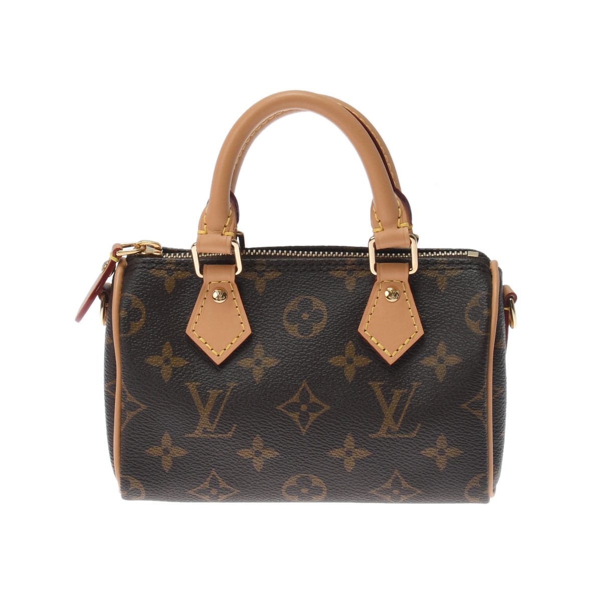 ルイ ヴィトン / LOUIS VUITTON モノグラム ナノ スピーディ ブラウン M81085 モノグラムキャンバス レディース バッグ 【未使用】【bag】