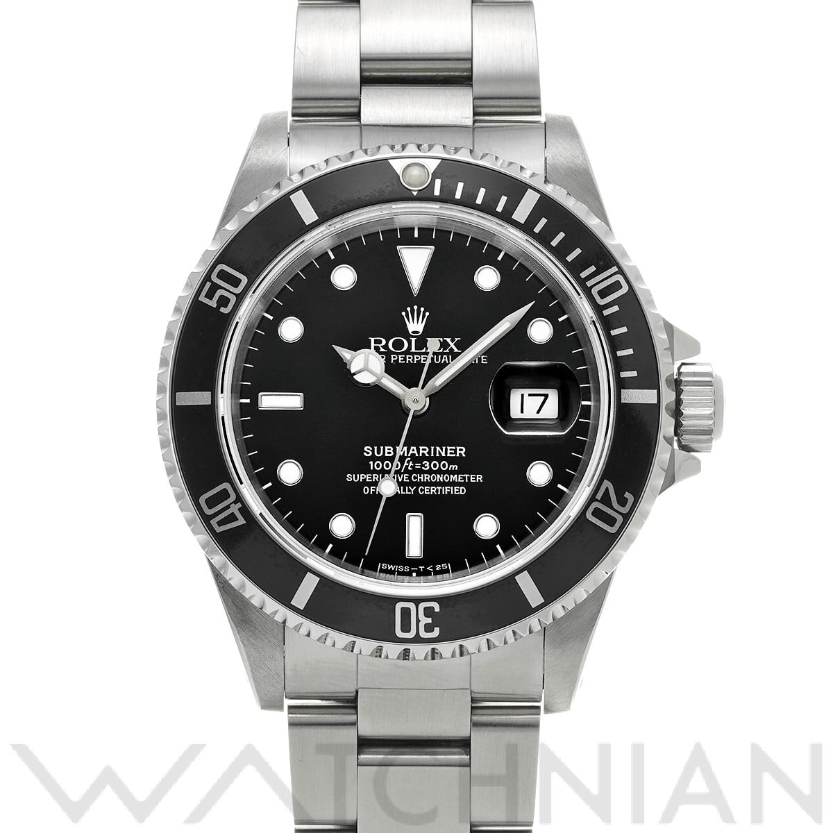 ロレックス サブマリーナ デイト 16610 ブラック メンズ 時計 【中古】【wristwatch】