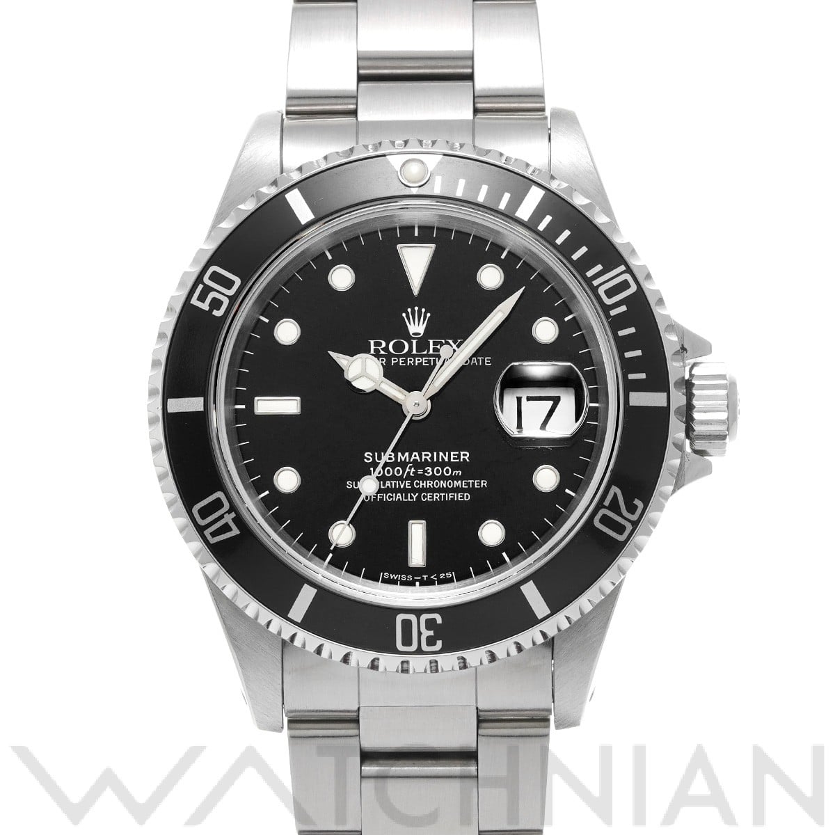 ロレックス サブマリーナ デイト 16610 ブラック メンズ 時計 【中古】【wristwatch】