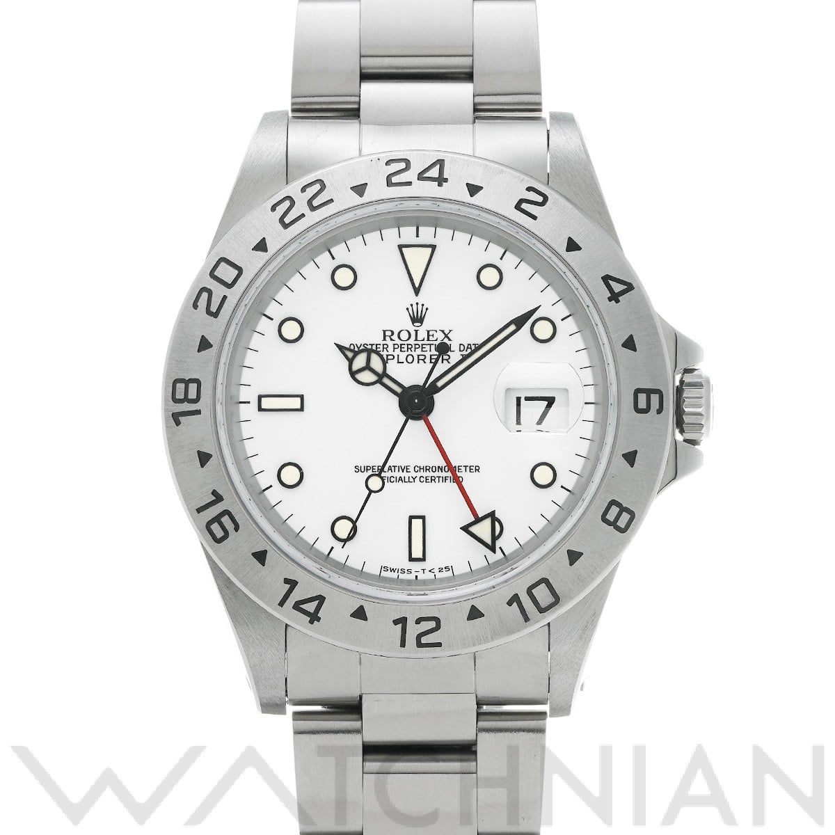 ロレックス エクスプローラーII 16570 ホワイト メンズ 時計 【中古】【wristwatch】